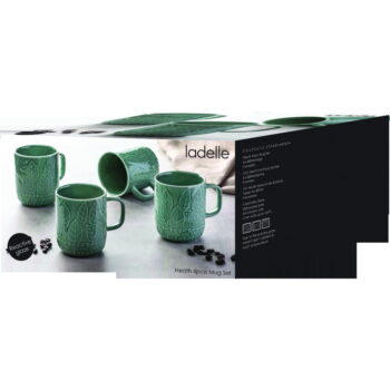 Tyrkysové porcelánové hrnčeky v súprave 4 ks 400 ml Heath Jade – Ladelle - Image 5