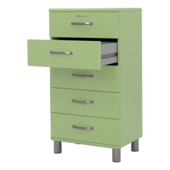 Zelená vysoká komoda 60x111 cm Malibu - Tenzo – Obrázok 4