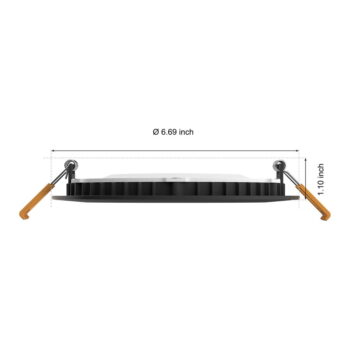 LED/podhľadové smart stropné svietidlo 12 W Slim – Philips Hue - Image 4