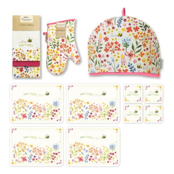 Súprava kuchynského textilu 13 ks Bee Happy – Cooksmart ® - Image 4