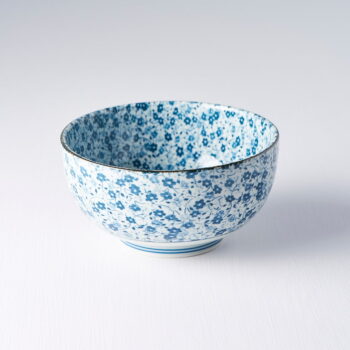 Modro-biela keramická miska na udon MIJ Daisy, ø 16 cm - Image 5