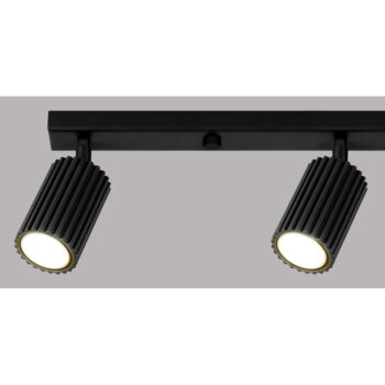 Čierne stropné svietidlo 6,5x81 cm Gleam – Nice Lamps - Image 9