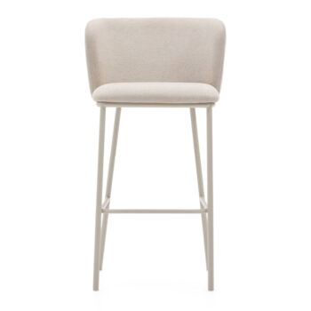 Béžová barová stolička (výška sedadla 75 cm) Ciselia – Kave Home - Image 2