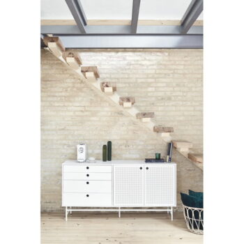 Biela komoda Teulat Punto, šírka 150 cm - Image 8