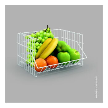Košík na ovocie Metaltex Basket, dĺžka 34 cm - Image 2