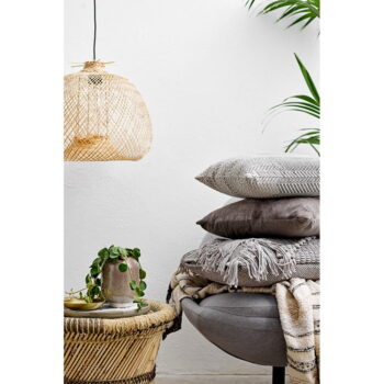 Závesné svietidlo v prírodnej farbe s bambusovým tienidlom ø 42 cm Rodi – Bloomingville - Image 5