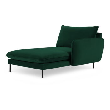 Tmavozelená zamatová leňoška (pravý roh) Vienna – Cosmopolitan Design - Image 2