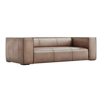 Svetlohnedá kožená pohovka 227 cm Madame - Windsor & Co Sofas - Image 2