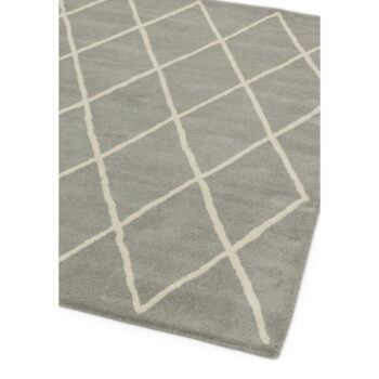 Sivý ručne tkaný vlnený koberec 80x150 cm Albany – Asiatic Carpets - Image 3