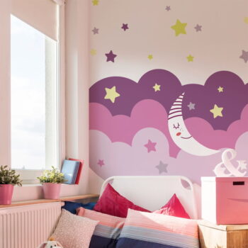 Nástenná samolepka Ambiance Scandinavian Clouds Starry Sky - Image 5