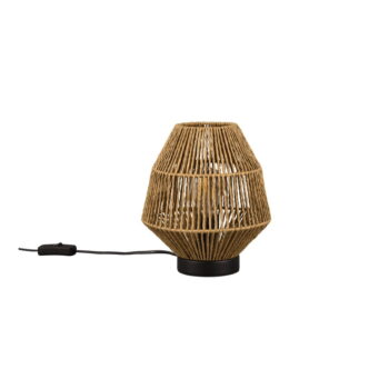 Hnedá stolová lampa (výška  20 cm) Miki – Trio – Obrázok 2
