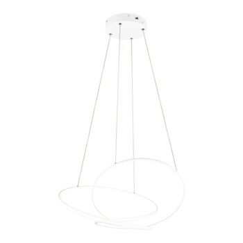 Biele LED stmievateľné závesné svietidlo Darvin – Trio - Image 2
