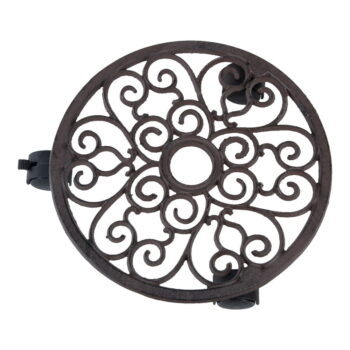 Kovový pojazdný podstavec pod kvetináč ø 29 cm – Esschert Design - Image 3
