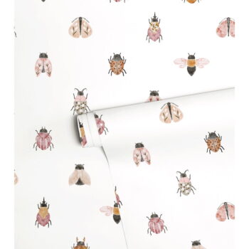 Detská tapeta z netkanej textílie 10 m x 50 cm Pretty Insects – Lilipinso – Obrázok 4