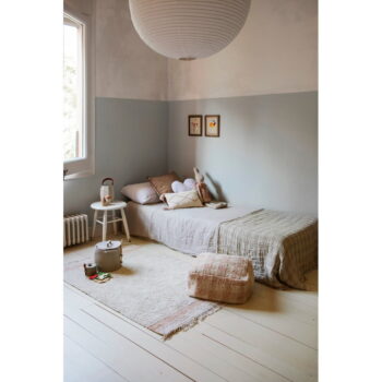Ružovo-krémový prateľný ručne tkaný bavlnený koberec 90x130 cm Gastro Rose – Lorena Canals - Image 2