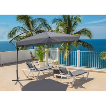 Antracitový slnečník ø 300 cm – Garden Pleasure - Image 2