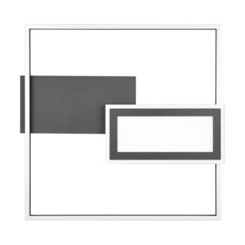 Čierne LED stropné svietidlo 50x53 cm Spiro – Trio - Image 4