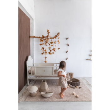 Béžový látkový detský kôš na hračky ø 33x38 cm Mama Mushroom – Lorena Canals - Image 3