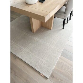 Krémovobiely vlnený koberec 133x190 cm Calisia M Grid Prime – Agnella - Image 10