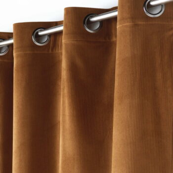 Hnedý menčestrový záves 140x260 cm Casual – douceur d'intérieur - Image 2
