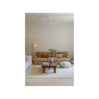 Krémový prateľný ručne tkaný bavlnený koberec 200x300 cm Mosaic – Lorena Canals – Obrázok 3