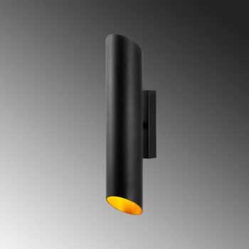 Nástenné svietidlo v čiernej a zlatej farbe ø 8 cm Cut – Opviq lights – Obrázok 2