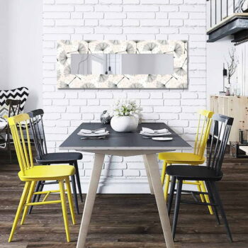 Nástenné zrkadlo s dreveným rámom 40x120 cm – Wallity – Obrázok 3