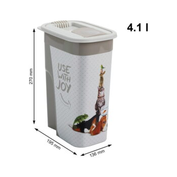 Box na granule 4.1 l Flo – Rotho – Obrázok 2