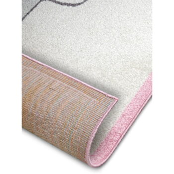 Ružovo-biely detský koberec 120x170 cm Bouncy – Hanse Home – Obrázok 5