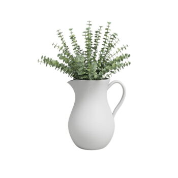 Biela keramická ručne vyrobená váza (výška 30 cm) Harmonia – Artevasi - Image 2