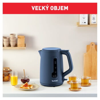 Tmavomodrá plastová rýchlovarná kanvica 1,7 l KO2M0410 – Tefal - Image 8