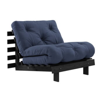 Tmavomodré kreslo Roots Black Night – Karup Design - Image 2