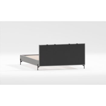 Svetlosivá čalúnená jednolôžková posteľ s roštom 90x200 cm Tulsa – Ropez - Image 6