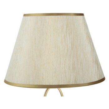 Biela stolová lampa s konštrukciou v zlatej farbe Mauro Ferretti Glam Flush - Image 9
