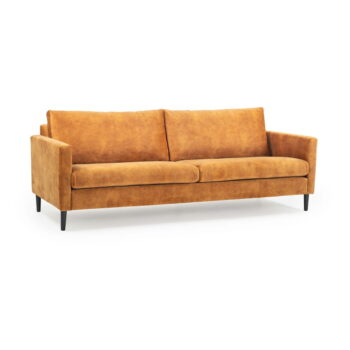 Žltá zamatová pohovka 220 cm Adagio - Scandic - Image 2