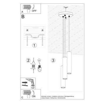 Závesné svietidlo v tehlovej farbe ø 19,5 cm Castro – Nice Lamps - Image 3