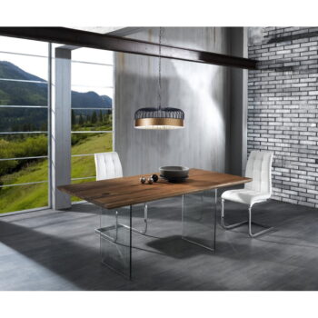 Jedálenský stôl s doskou v dubovom dekore 180x90 cm Float – Tomasucci - Image 2