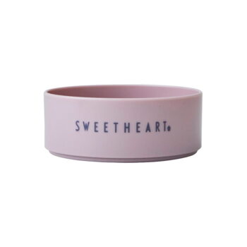 Ružová detská miska Design Letters Mini Sweetheart, 11 cm - Image 2