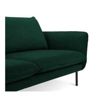 Tmavozelená zamatová pohovka 160 cm Vienna – Cosmopolitan Design - Image 2