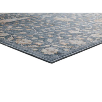 Modrý koberec z viskózy Universal Vintage Flowers, 160 x 230 cm – Obrázok 2