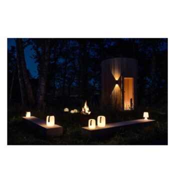 LED vonkajšie svietidlo s reproduktorom na USB ø 17,5 cm Hav – Villa Collection - Image 4