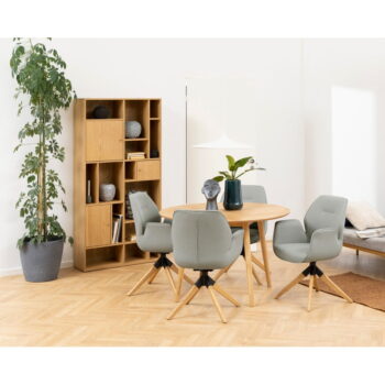 Knižnica v dekore duba v prírodnej farbe 90x180 cm Rangoon – Actona - Image 10