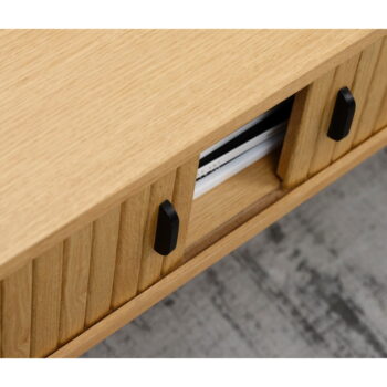Konferenčný stolík v dekore duba v prírodnej farbe 60x120 cm Nola – Unique Furniture - Image 6