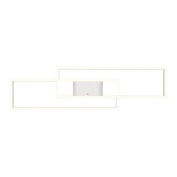 Biele LED stmievateľné stropné svietidlo na diaľkové ovládanie 28x100 cm Albany – Trio - Image 6