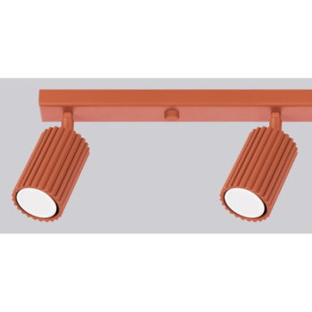 Stropné svietidlo v tehlovej farbe 6,5x81 cm Gleam – Nice Lamps - Image 10