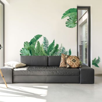 Samolepka na stenu 60x90 cm Tropical Leaves - Ambiance – Obrázok 8