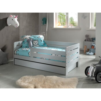 Sivá zásuvka pod detskú posteľ 70x140 cm Peuter – Vipack – Obrázok 6