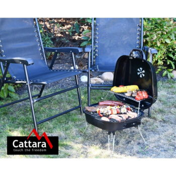 Skladací gril na drevené uhlie Cattara Crotone - Image 6