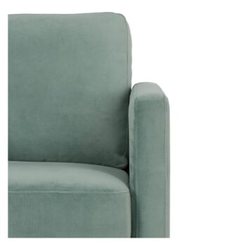 Tyrkysovomodrá zamatová pohovka CosmoLiving by Cosmopolitan Highland – Obrázok 8