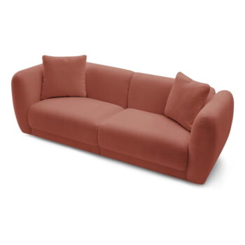 Červená pohovka 230 cm Bourbon - Bobochic Paris – Obrázok 5
